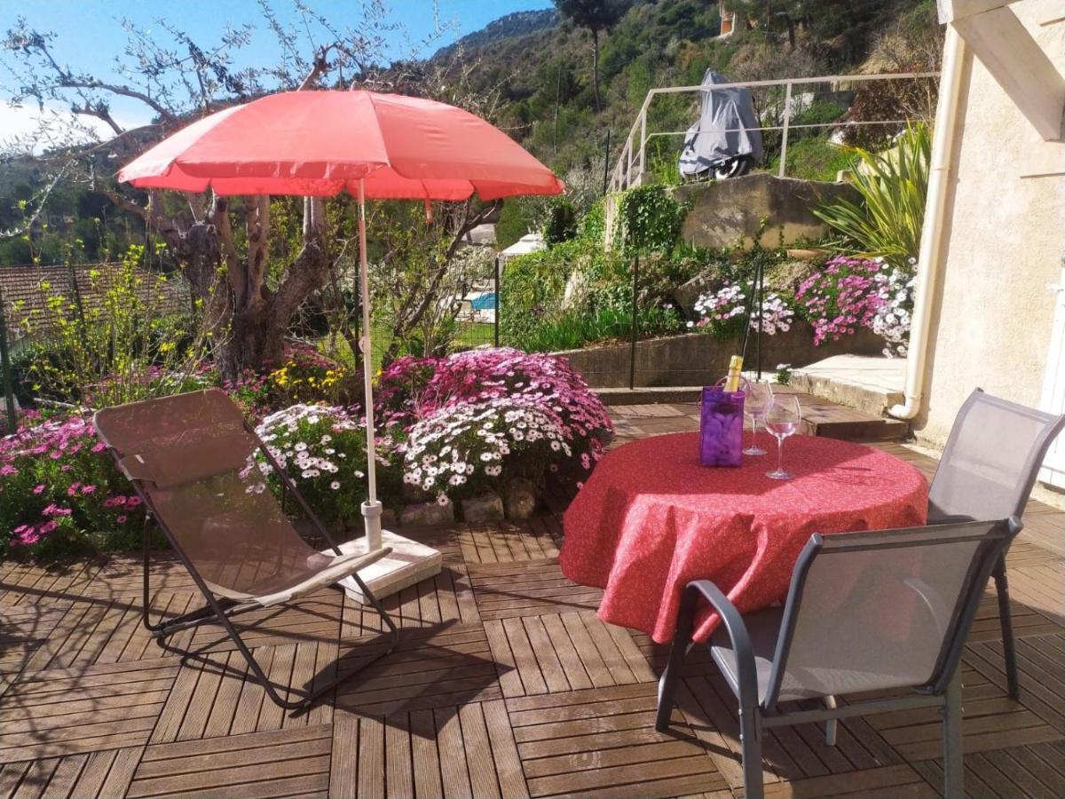 Studio Le Romantique A 20 Kms De Nice Bendejun Luaran gambar