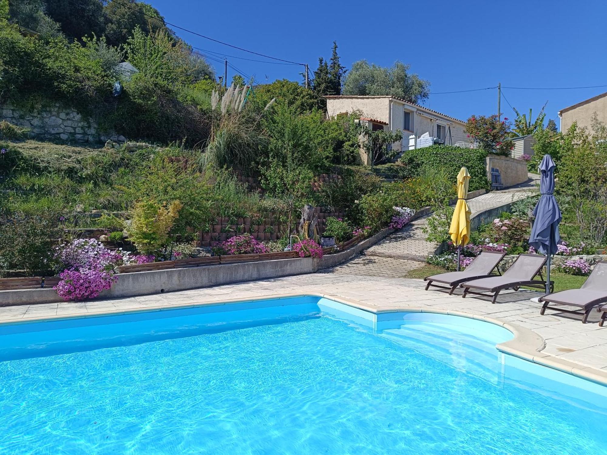 Studio Le Romantique A 20 Kms De Nice Bendejun Luaran gambar